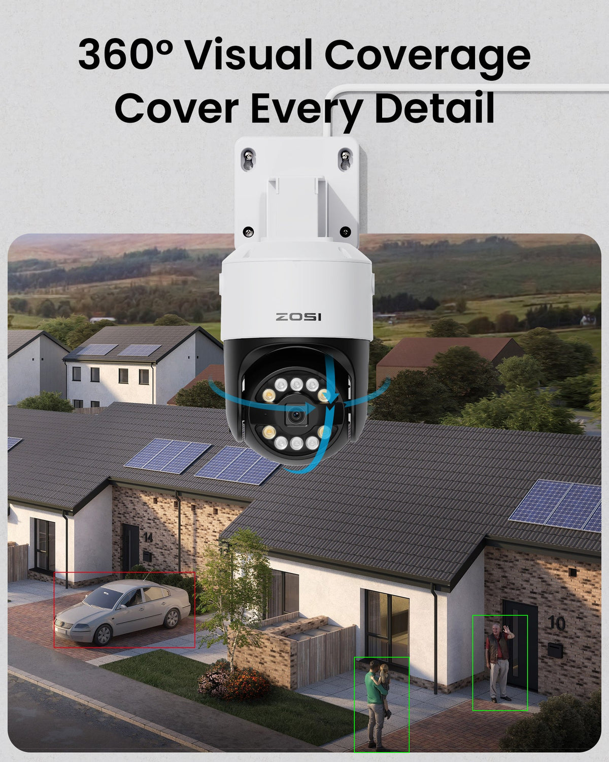 C296B 32 Channel 4K PT PoE Security Camera System for Business +Up To 16TB HDD Zosi