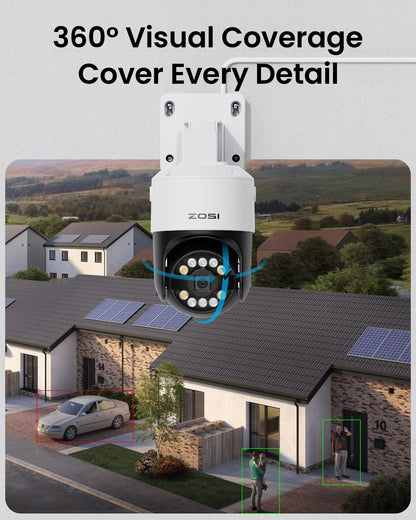 C296/C225 64 Channel PTZ 4K PoE Security Camera System for Business + Include 16TB HDD