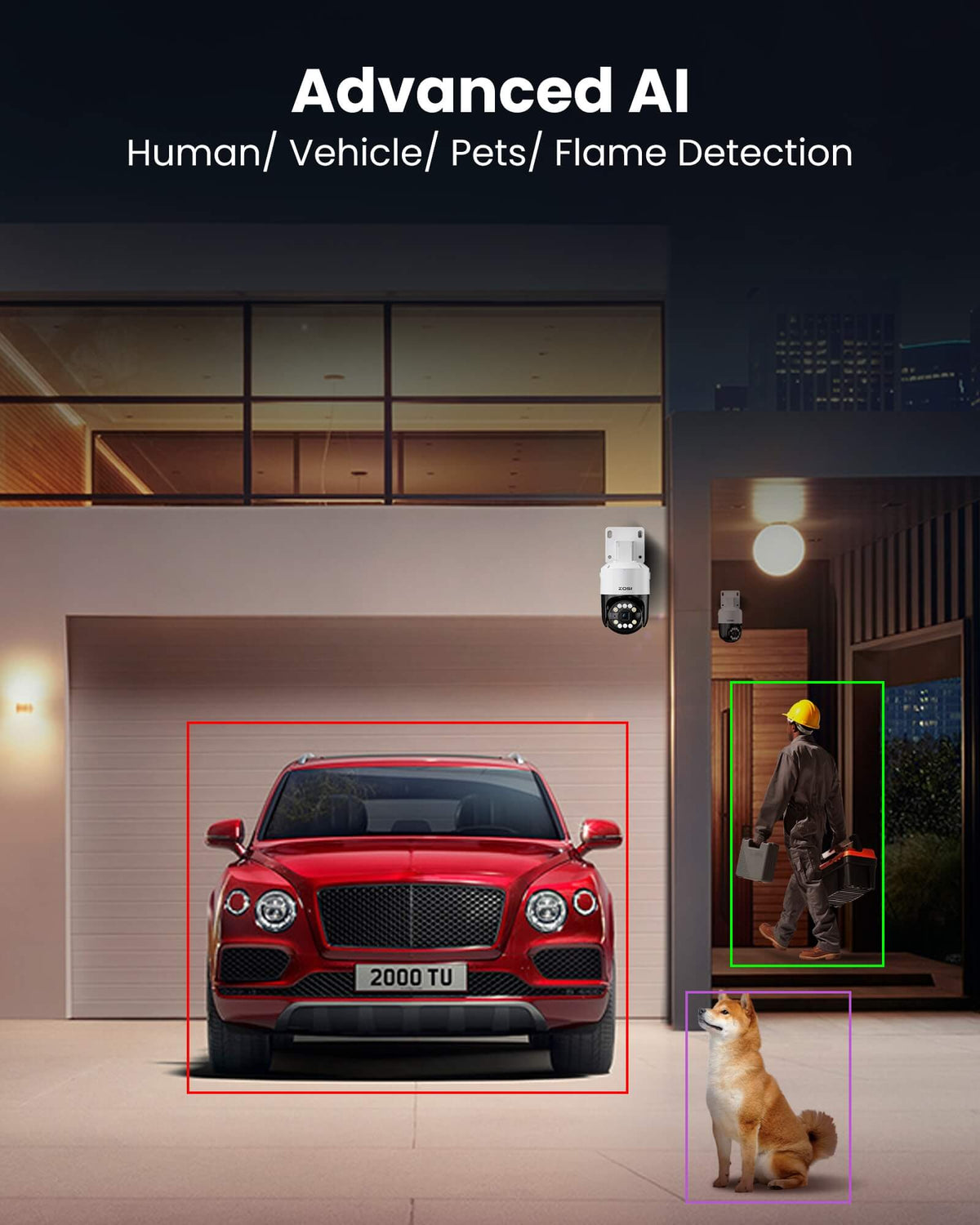 C296B 32 Channel 4K PT PoE Security Camera System for Business +Up To 16TB HDD Zosi