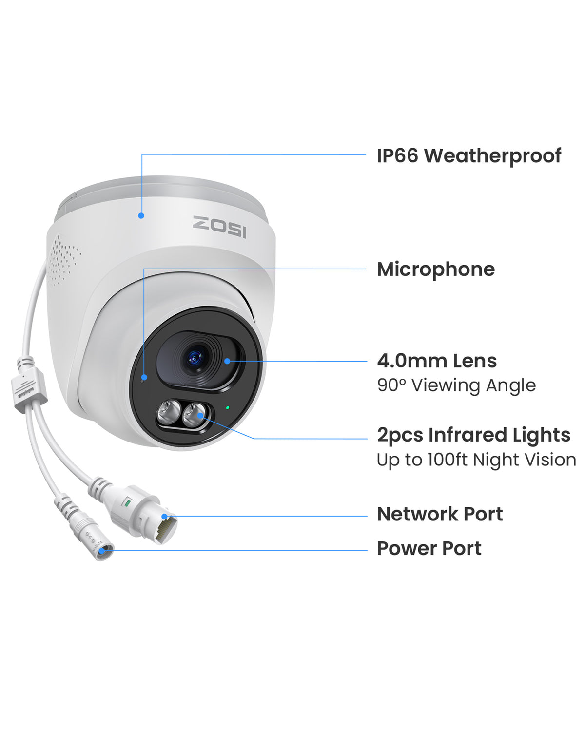 C220 - 4K (8MP) PoE IP Security Camera