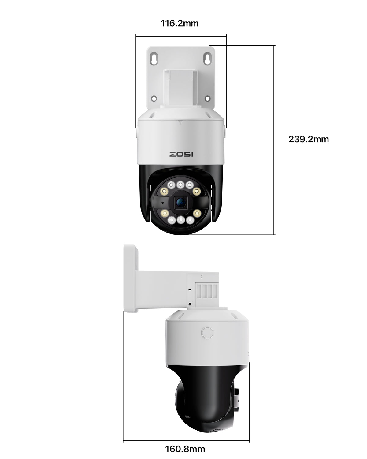 C296B - 4K/5MP PTZ PoE IP Security Camera
