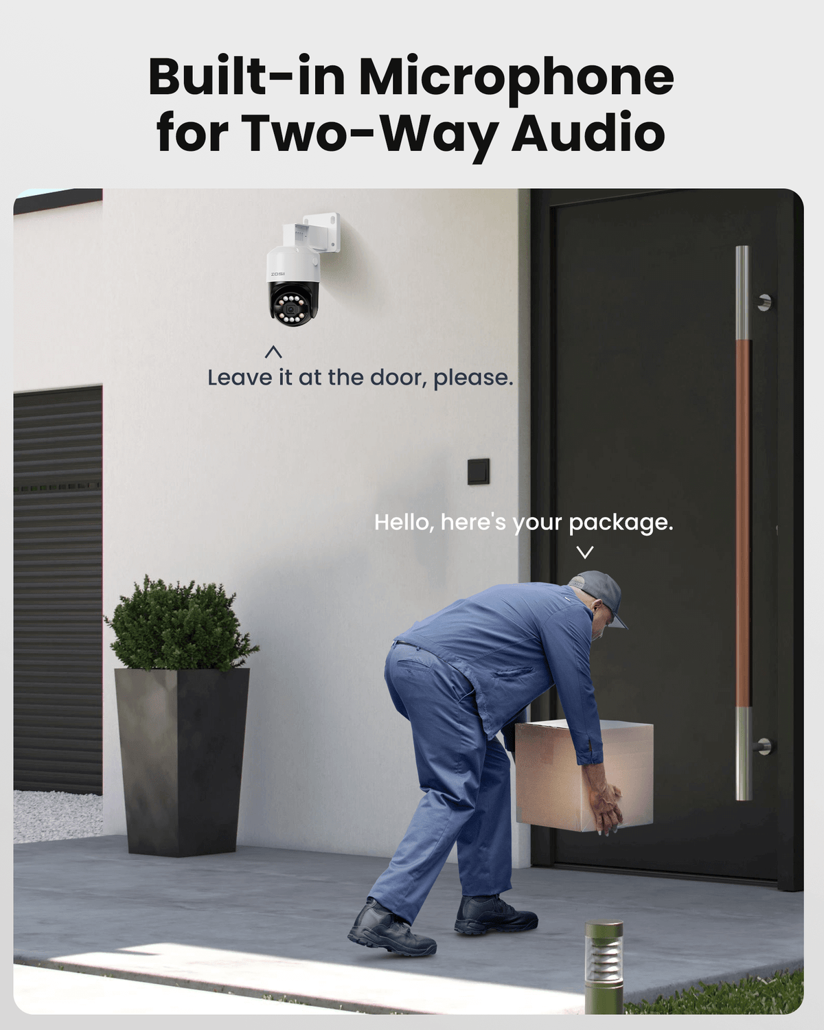 C296B 4K PTZ Security System + Up to 8 Cameras + 2TB / 4TB Hard Drive Zosi