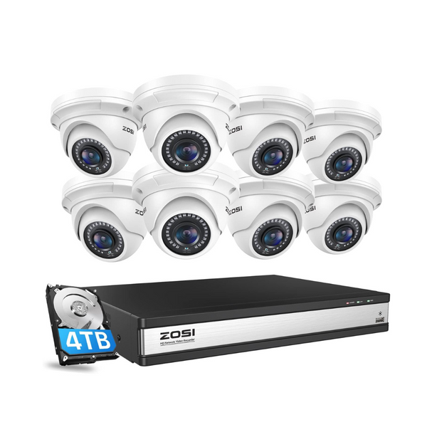 C429 5MP 16CH PoE Camera System