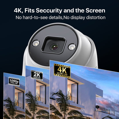 C225 64 Channel 4K PoE Security Camera System for Business + Include 16TB HDD