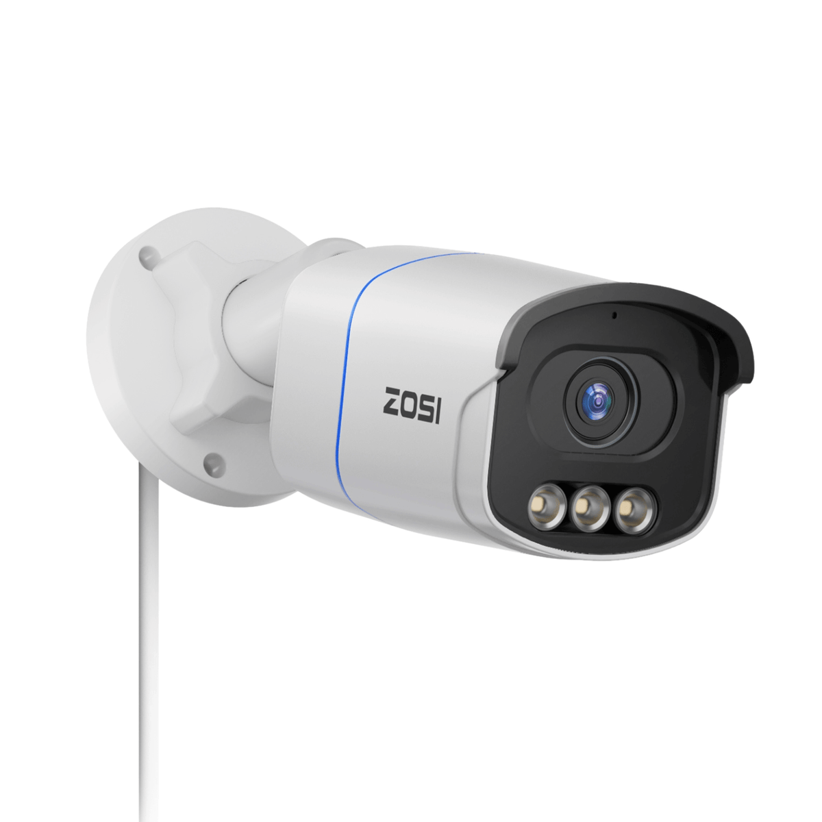 C186A - 4K (8MP) PoE IP Security Camera with True Color Night