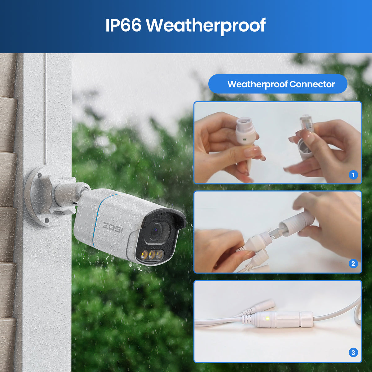 C186A 4K 32-Camera Capable PoE Security System with True Color Night + 4TB Hard Drive